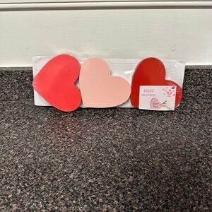 Valentines Day Decor Dry Erase Hearts 3ct